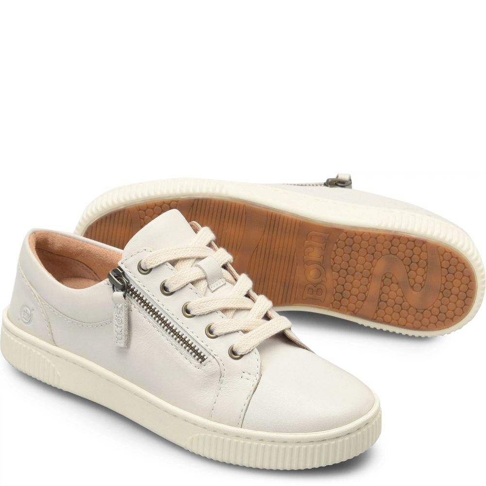 Born Paloma Slip-Ons White Shell Product ID-w4emlWdr