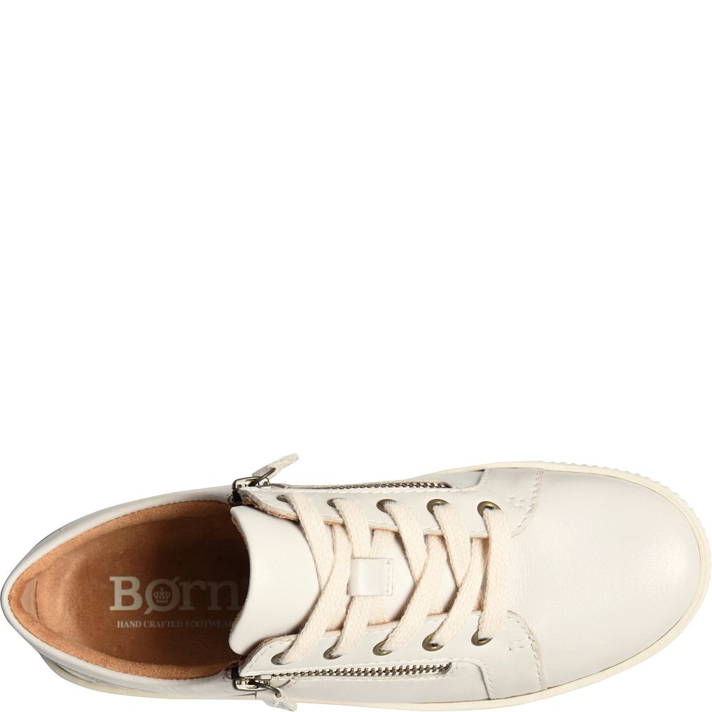 Born Paloma Slip-Ons White Shell Product ID-w4emlWdr