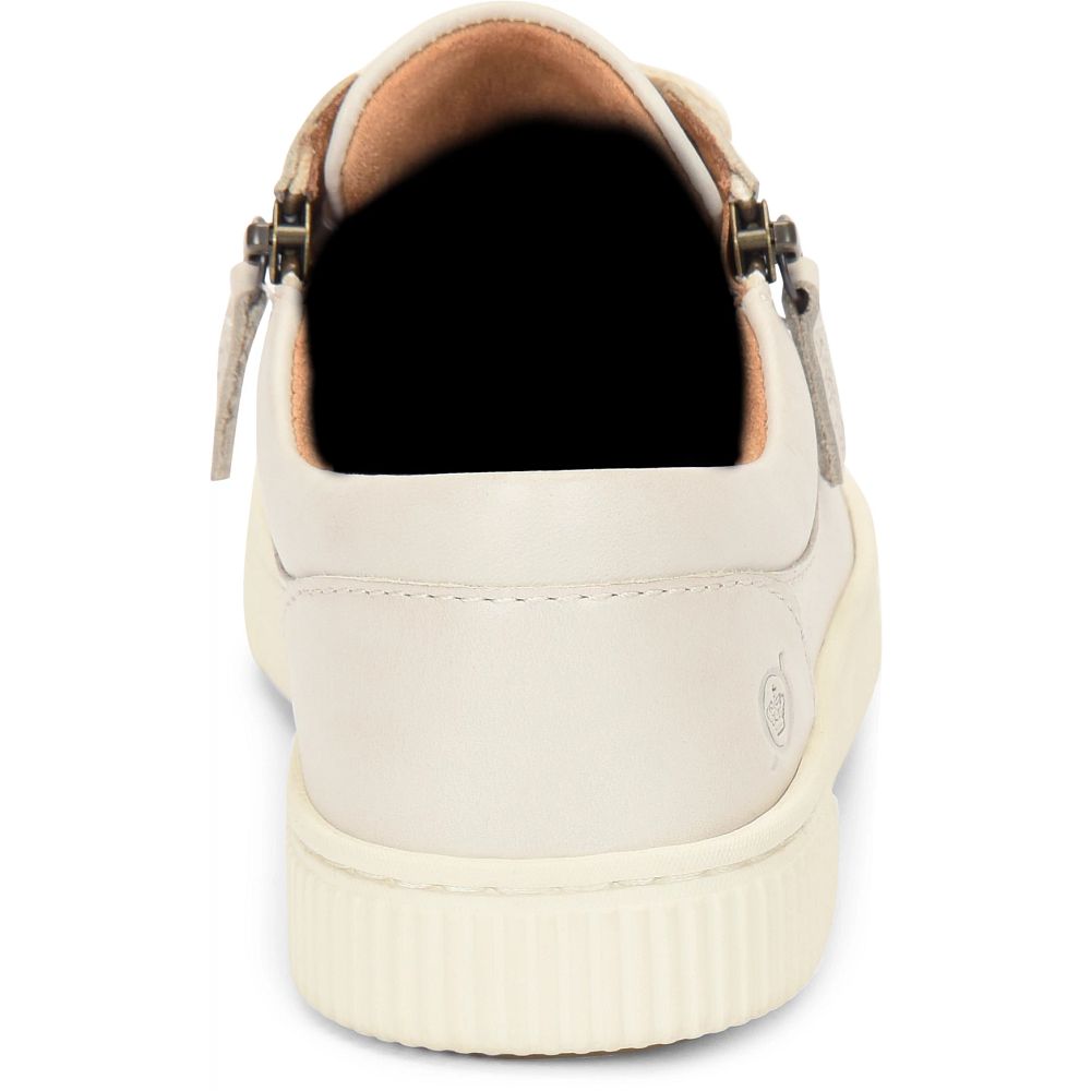 Born Paloma Slip-Ons White Shell Product ID-w4emlWdr