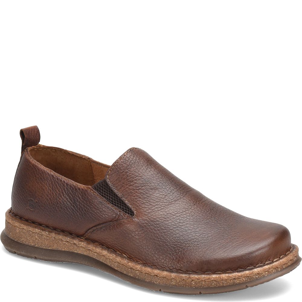 Born Bryson Slip-Ons Dark Brown Product ID-whY5PtVL