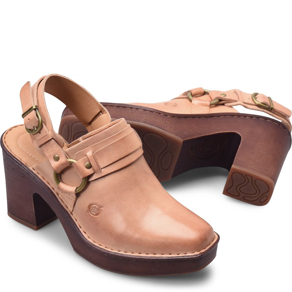 Born Hudson Clogs Natural Product ID-x0gbGZ16