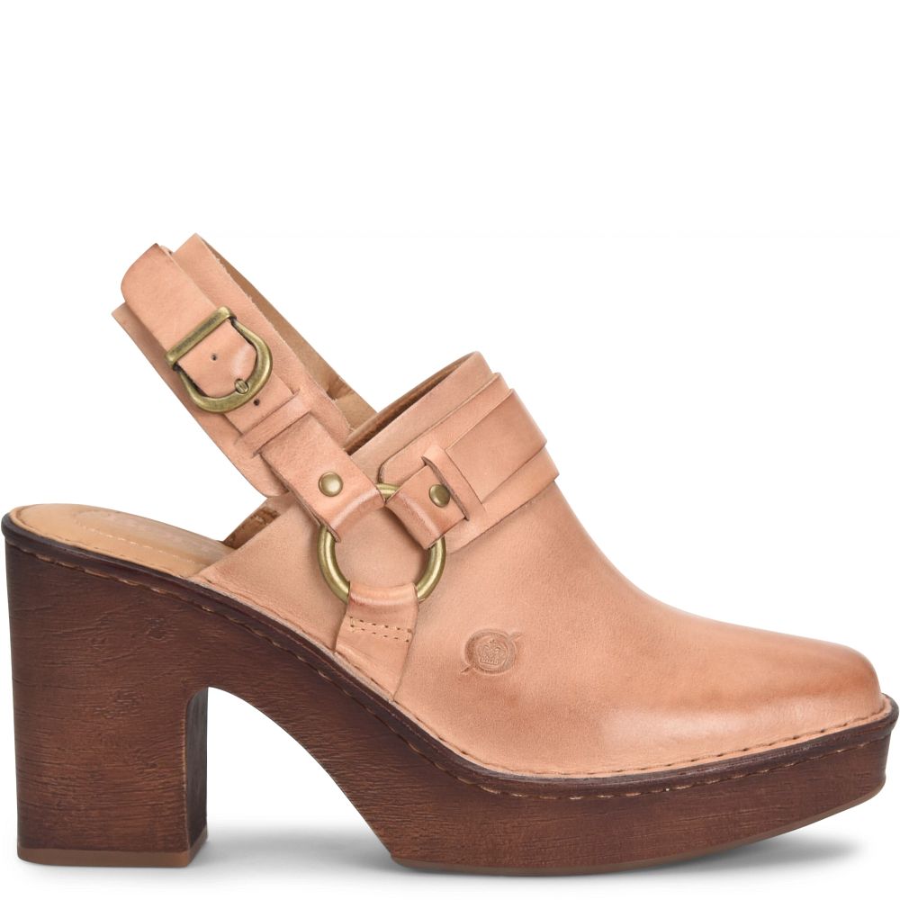 Born Hudson Clogs Natural Product ID-x0gbGZ16