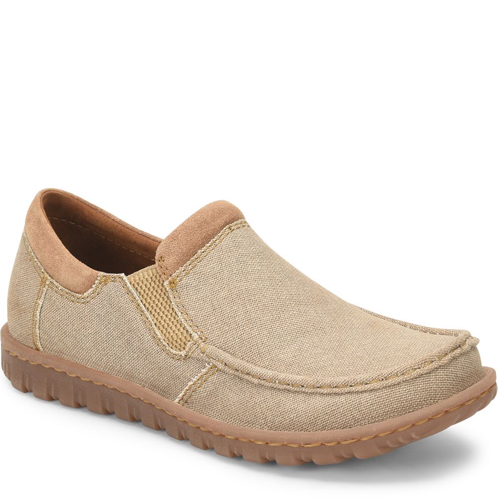 Born Gudmund Canvas Slip-Ons Natural Canvas Product ID-ypZQxKeR