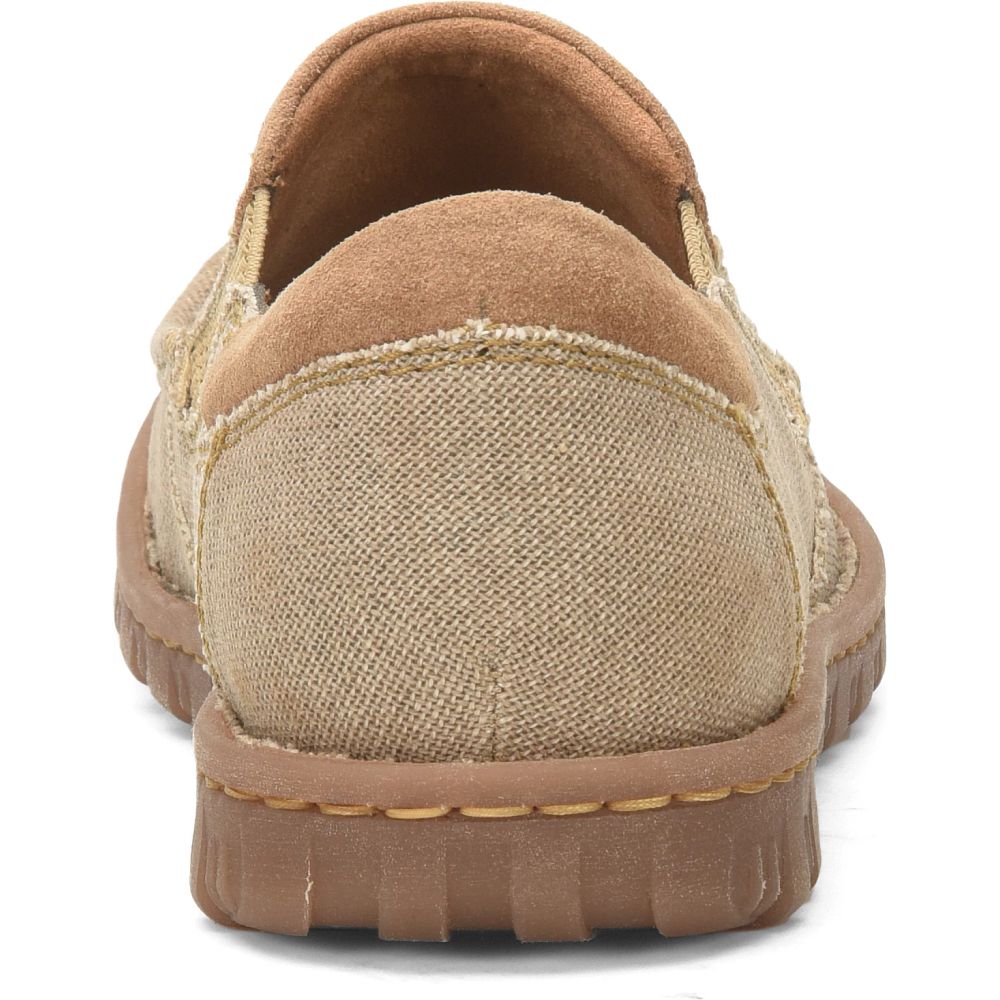 Born Gudmund Canvas Slip-Ons Natural Canvas Product ID-ypZQxKeR