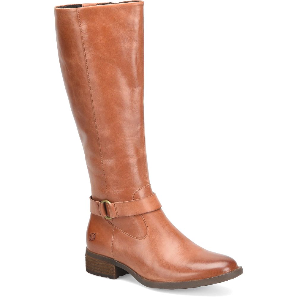 Born Saddler - Extended Calf Boots Cognac Product ID-yzdZ7f1C