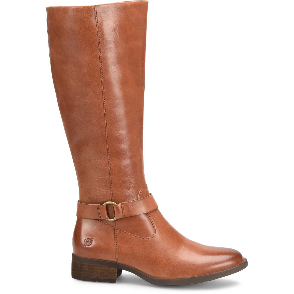 Born Saddler - Extended Calf Boots Cognac Product ID-yzdZ7f1C