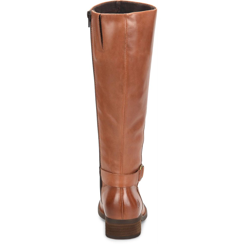 Born Saddler - Extended Calf Boots Cognac Product ID-yzdZ7f1C