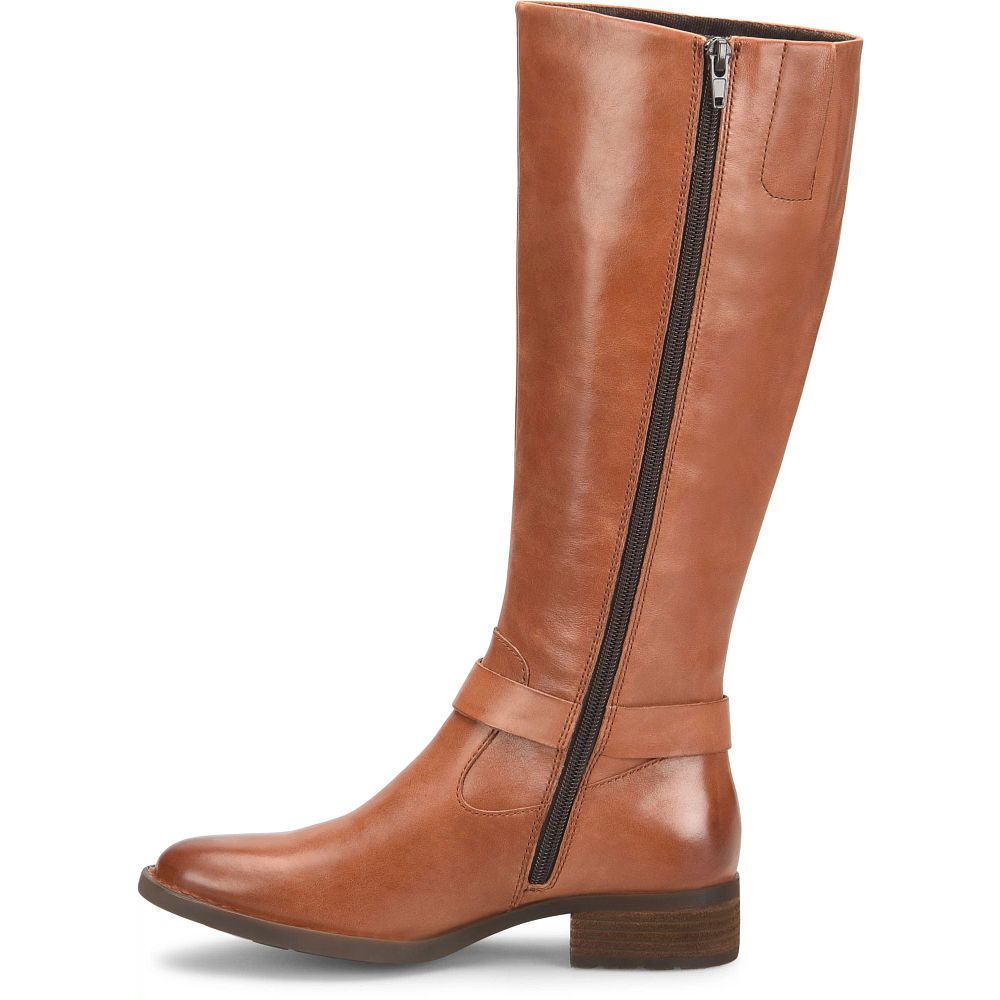 Born Saddler - Extended Calf Boots Cognac Product ID-yzdZ7f1C