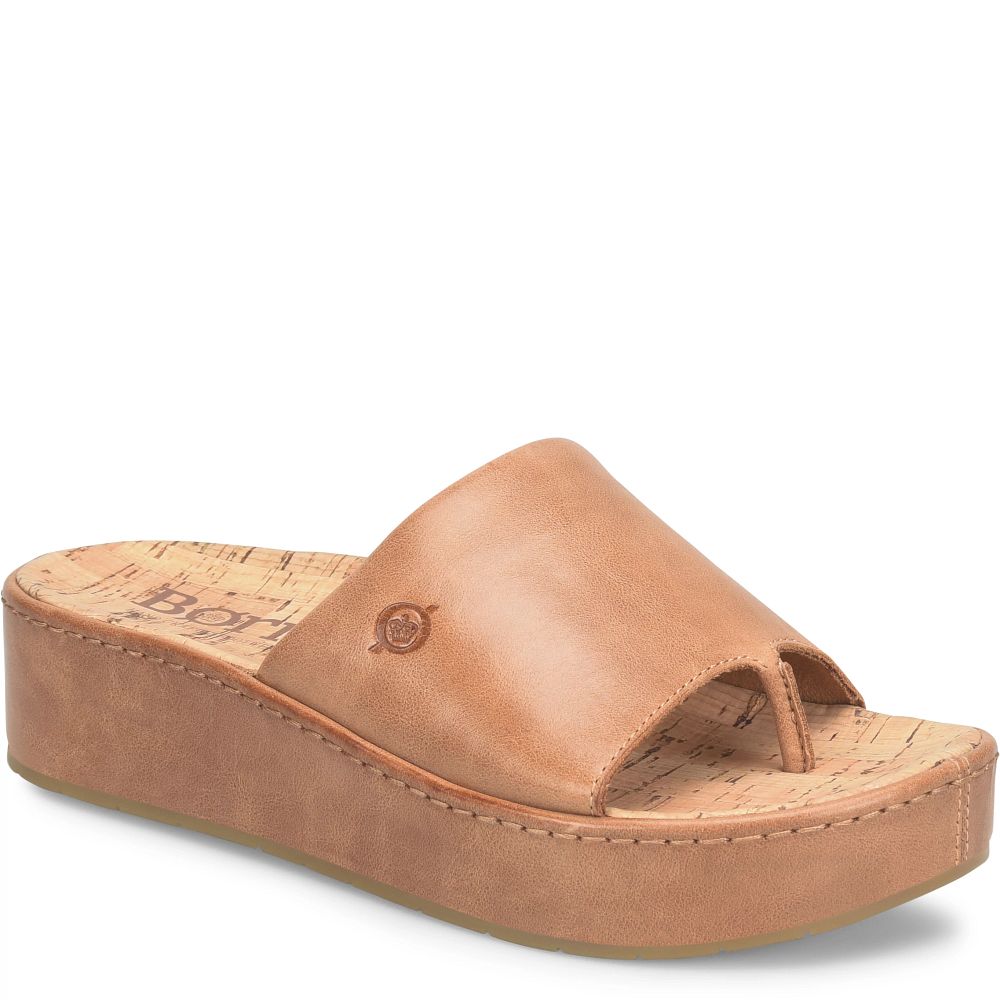 Born Sharr Sandals Brown Cuoio Product ID-z2D62jO6