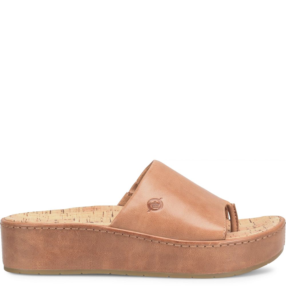 Born Sharr Sandals Brown Cuoio Product ID-z2D62jO6