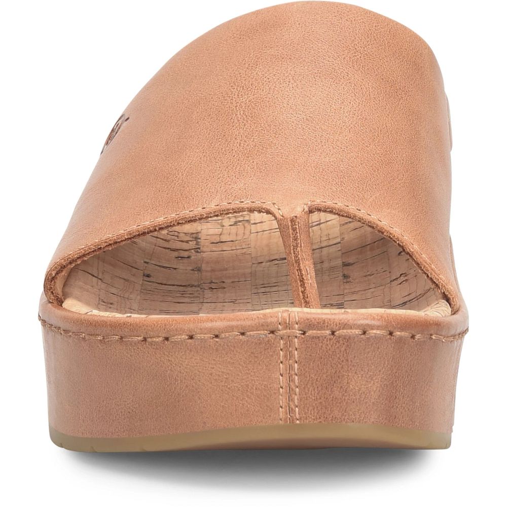 Born Sharr Sandals Brown Cuoio Product ID-z2D62jO6