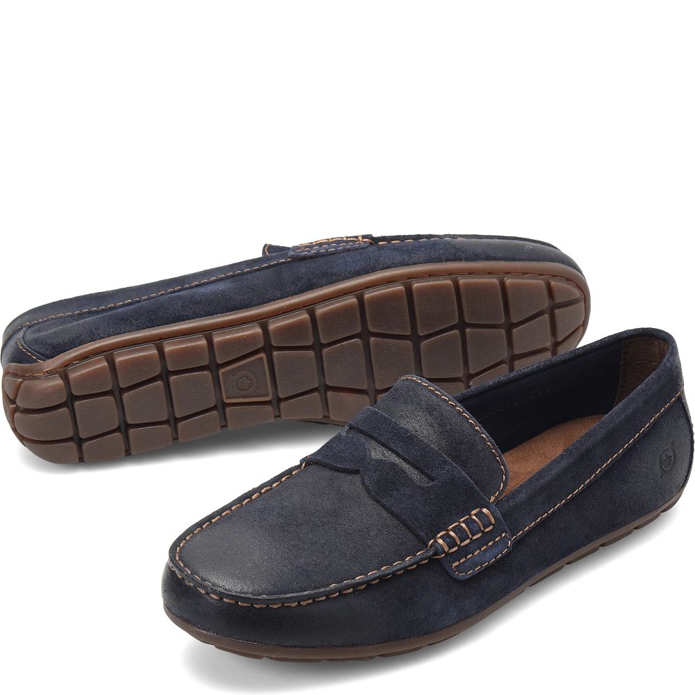 Born Andes Slip-Ons Navy Distressed Product ID-zYQ1o5Lh